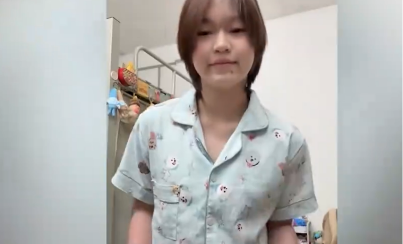 狗图案的衣, 她能一直这, 又能展现出